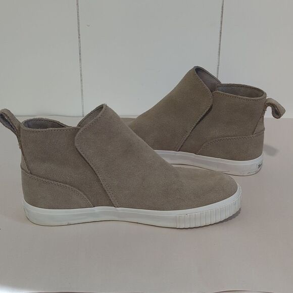 Timberland Skyla Bay Woman's Grey Suede Pull On Boots Shoes Sneakers Flats 6.5 - Picture 4 of 7